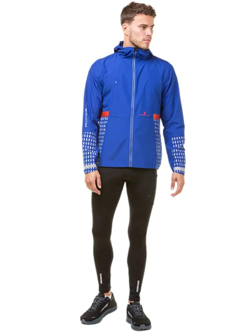 Ronhill Men's Tech Afterhours Jacket Cobalt/Flame/Reflect-2